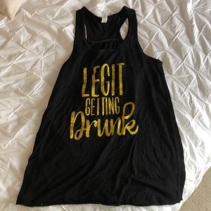 XS racerback tank top